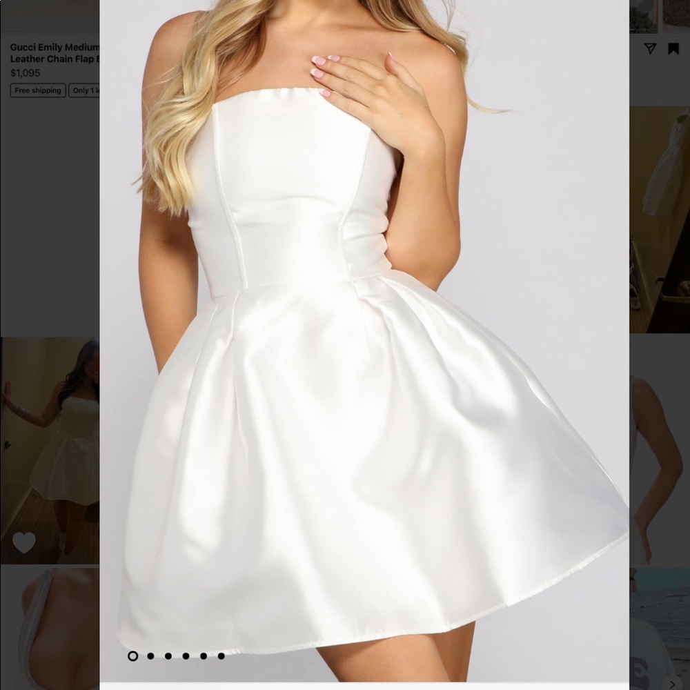 Windsor Hadley Dress White